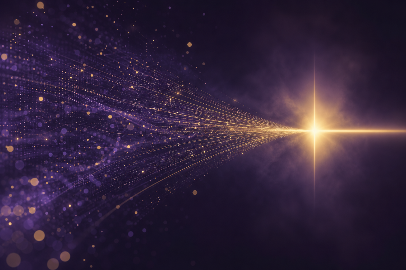 Clarity beam focusing scattered data into a single decision point
