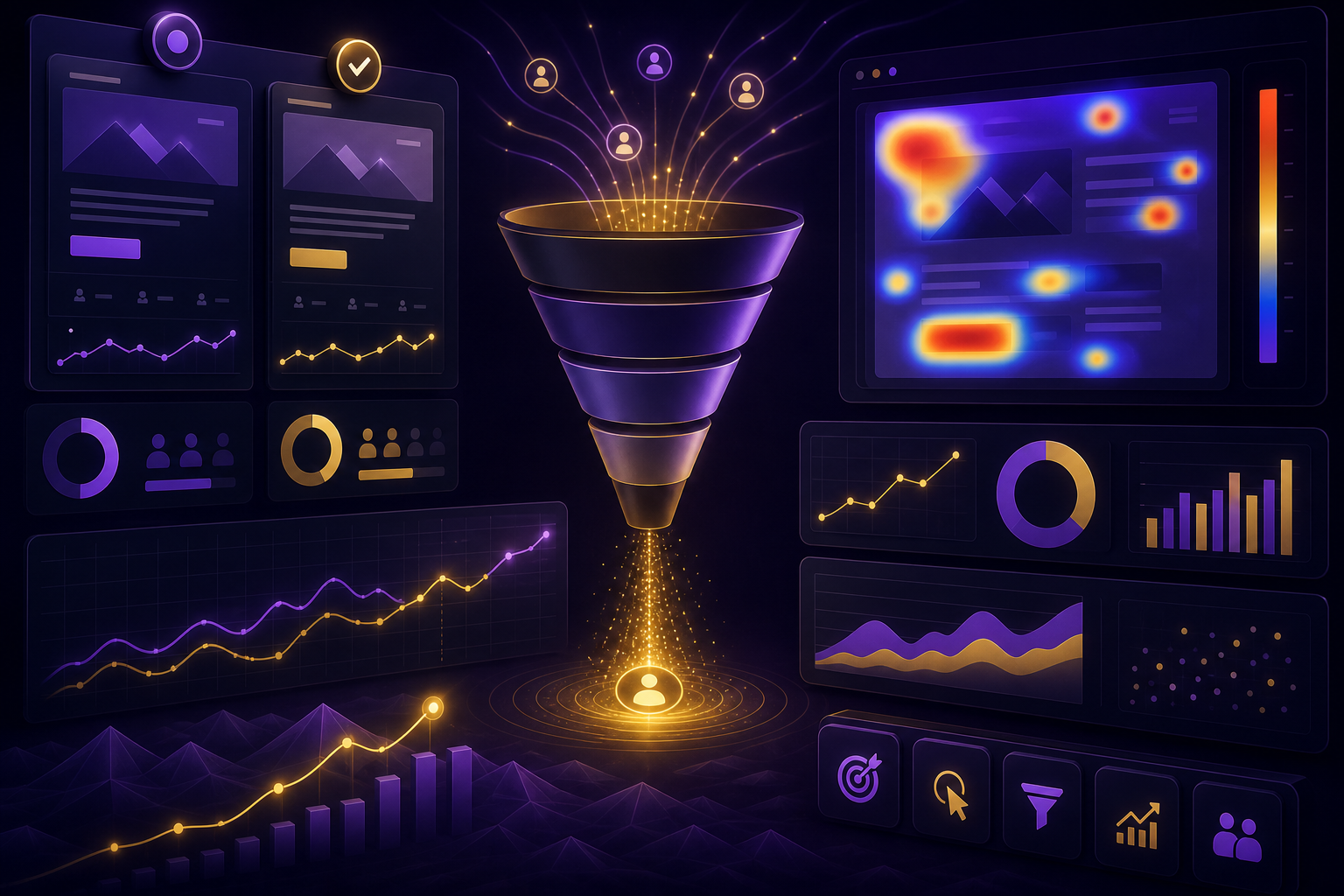 Analytics and conversion optimisation illustration